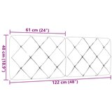  Jastuk za uzglavlje svjetlosivi 120 cm od tkanine | shoptok.hr
