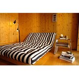 Karup Crno-bijela sklopiva sofa 160 cm Roots – | shoptok.hr