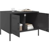  Stolić za kavu crni 68 x 50 x 50,5 cm od čelika | Eponuda.ba