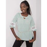 LAKERTA Blouse-LK-BZ-506369.20-white-green | Shoptok.si
