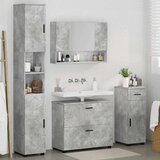  Set namještaja za kupaonicu 4 kom. Betonski sivi | shoptok.hr