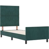 vidaXL Postelja Temno Zelen 80x200 cm Žamet, (22048970) | Shoptok.si