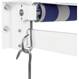 Tenda na uvlačenje plavo-bijela 3 x 2,5 m tkanina i aluminij | shoptok.hr