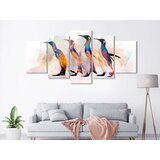  Slika - Penguin Wandering (5 Parts) Wide 100x50 | shoptok.hr