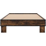  Okvir kreveta boja hrasta 75 x 190 cm konstruirano drvo i metal | Eponuda.com