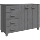 Maison Chic Komoda - Predalnik HAMAR temno siva 113x40x80 cm trdna borovina, (21722295) | Shoptok.si