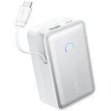 Anker polnilna baterija powerbank Nano 10000 mAh, 45W z vgrajenim USB-C kablom, bela, A1638H21 | Shoptok.si
