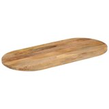 Stolna Mizna plošča 80x40x3,8 cm ovalna trden mangov les, (21323687) | Shoptok.si