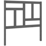  Uzglavlje za krevet sivo 95,5 x 4 x 100 cm od masivne borovine | shoptok.hr
