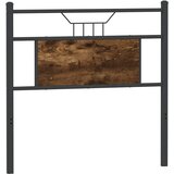  Zamjensko uzglavlje dimljena boja hrasta 80 cm konstruirano drvo i čelik | shoptok.hr