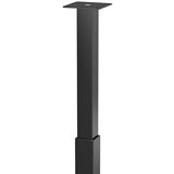 WALTECO Teleskopska pohištvena noga (Š x Do: 6 x 6 cm, Nastavitev višine: 70 cm - 110 cm, Nosilnost izdelka: 80 kg, Jeklo, Črna, Oglate oblike) Cene