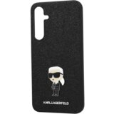  Originalen KARL LAGERFELD ovitek Samsung Galaxy A55 - Glitter IML NFT Iconic - črn ovitek z bleščicami - KLHCSA55GKNPSK | Shoptok.si