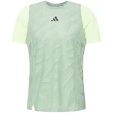 Adidas Tehnička sportska majica 'Pro' siva / limeta / menta / crna