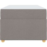  Konstrukcija postelje z vzmetnico Taupe 90 x 200 cm blago | Shoptok.si