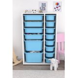 Hanah home višenamenska polica rine 2D4K8U white blue v2 | ePonuda.com