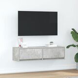 vidaXL TV kabinet Betonska siva Konstruirano drvo 100 x 31 x 25.5 cm Cijene