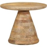 vidaXL Pomoćni stolić Ø50x40 cm Puno drvo Mango | shoptok.hr