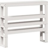  Posteljni okvir z vzglavjem bel 75x190 cm trdna borovina, (21292145) | Shoptok.si