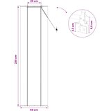 Rolo zavjesa Smeđa 50 x 220 cm Bambus | Eponuda.com