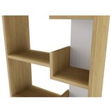 Marckeric Bijela/u prirodnoj boji biblioteka u dekoru hrasta 60,5x162 cm Klapo – | shoptok.hr