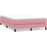 Box Spring krevet bez madracem ružičasti 160x220 cm baršun | shoptok.hr