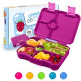 Klarstein schmatzfatz Lite, deseta kutija, 6 odjeljaka, 20,8 &times; 4,5 &times; 15 cm (&Scaron; &times; V &times; D), bez BPA, ekstra lagan Tritan cijene