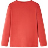  Dječja majica s dugim rukavima tamnocrvena 104 | shoptok.hr