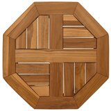 vidaXL Stolna ploča 40 x 40 x 2 5 cm osmerokutna od masivne tikovine | shoptok.hr