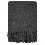 Malagoon Anthracite grey solid throw (NEW) Siva