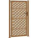  Vrtna vrata 100x200 cm Otporna na vremenske uvjete Čelična Križni Dizajn | shoptok.hr