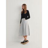 Reserved Ladies` skirt & belt - svetlo siva Cene