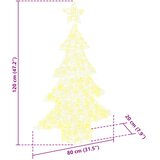  Božićno drvce s 100 LED svjetlima Topla bijela 120 cm Akril | shoptok.hr