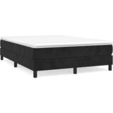 The Living Store Box spring postelja z vzmetnico črna 140x200 cm žamet - Box Spring Postelja, (21491217) | Shoptok.si