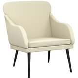  Fotelja krem 63 x 76 x 80 cm od umjetne kože | shoptok.hr