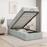  od pjene s madracem i LED-om Svjetlosiva 80 x 200 cm | shoptok.hr