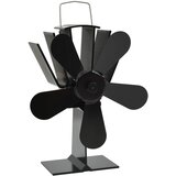 Ventilator za peć na toplinski pogon s 5 lopatica crni | Eponuda.com