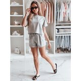 DStreet Komplet damski dresowy LOVE SPORT szary | shoptok.hr