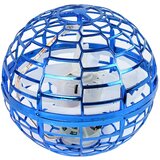 Lean_Toys Leteča vrteča se krogla modra Flynova LED 10 cm | Shoptok.si