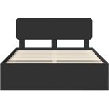 Krevetna konstrukcija Crna 160 x 200 cm Čvrsto borovo drvo | shoptok.hr