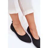 Boto Mesh Fabric Ballet Flats Women's Black Sarina | shoptok.hr