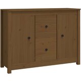  Komoda smeđa boja meda 100 x 35 x 74 cm od masivne borovine | shoptok.hr