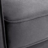 Bessagi Home počivalnik chesterfield luis, žamet, siva | Shoptok.si
