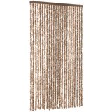 Furnova Zavesa proti mrčesu bež in temno rjava 100x200 cm šenilja, (21918149) | Shoptok.si