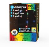 Aigostar LED solarni božićni lanac 100xLED/8 funkcija 8m 800 mAh IP65 višebojno | Eponuda.com