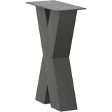 vidaXL noge kavne mizice v obliki črke x 2 kosa antracit 38x(42-43) cm | Shoptok.si