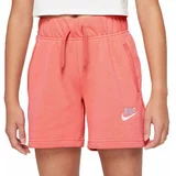 Nike SPORTSWEAR CLUB Kratke hlače za djevojčice, boja lososa, veličina