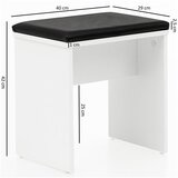 MID.YOU kozmetična miza Wl5.730, bela | Shoptok.si