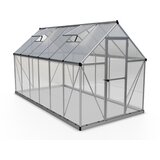 PALRAM staklenik hybrid (370 x 185 x 208 cm, srebrne boje) | shoptok.hr