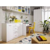 MID.YOU omara s klasičnimi vrati, bela | Shoptok.si
