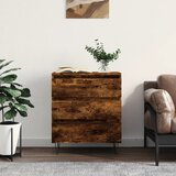vidaXL Komoda boja dimljenog hrasta 60 x 35 x 70 cm konstruirano drvo Cijene